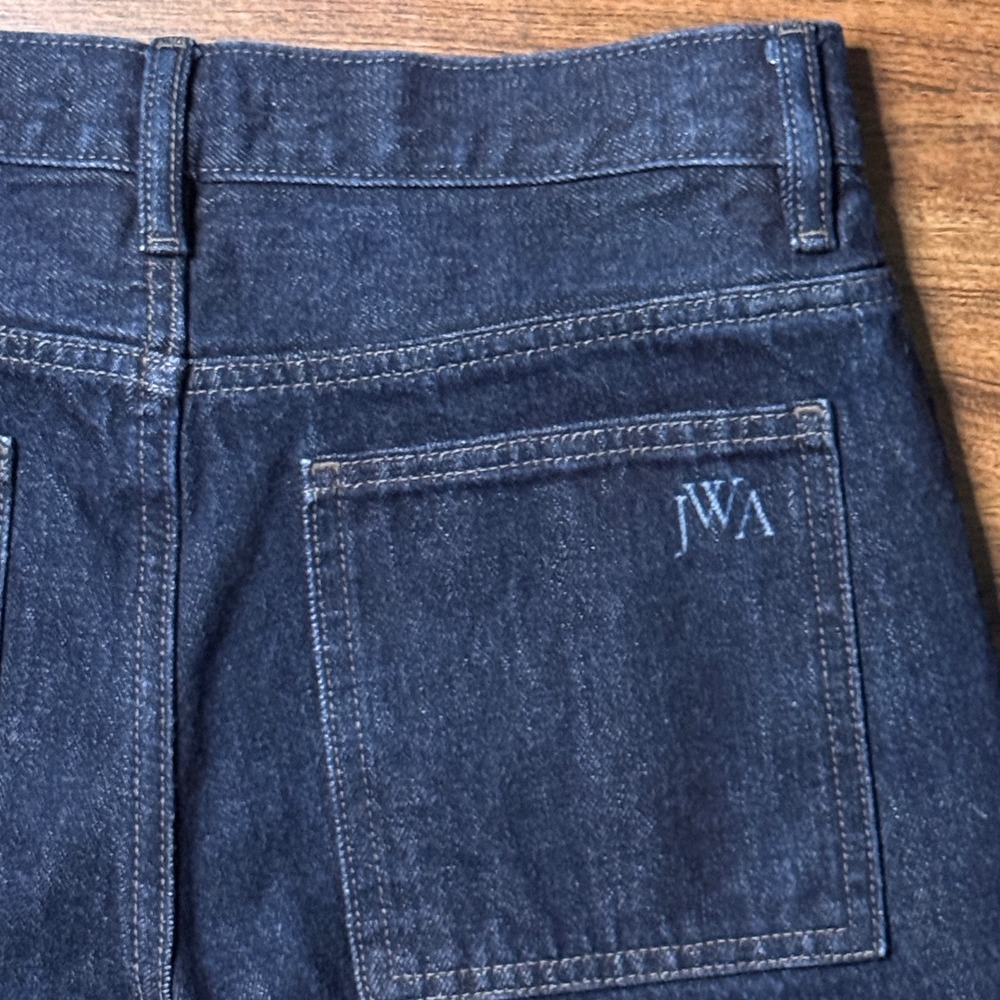 Uniqlo x JW Anderson Jeans Womens 30 Dark Indigo Straight Leg NWOT Minimalist
